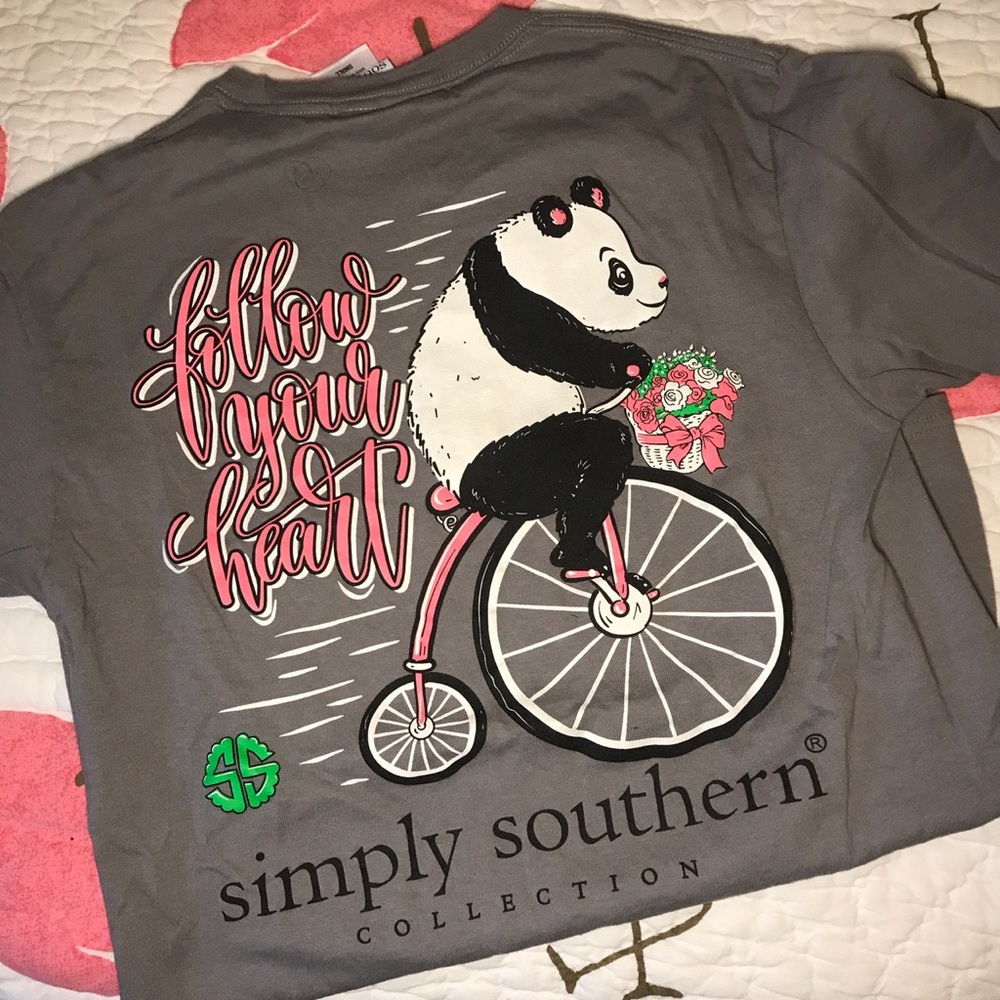 Simply Southern Panda t-shirt